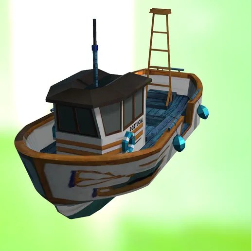 Referans görsel — model: Minyatür Kano No.32 — Kalyon · tasarım: SPECIAL_3D_MODEL_FULL (cults3d). Wefty Design'in kendi baskısının fotoğrafı değildir.